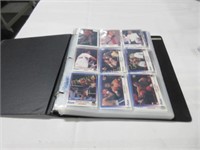 Binder full of boxing cards