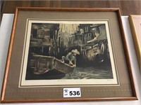 “THE FISHERMAN” by JOHN KELLY SIGNED & NUMBERED