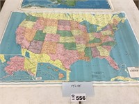 HAMMOND CLASSIC MAP OF THE UNITED STATES