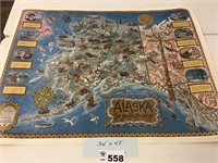 ALASKA FAR NORTH FRONTIER MAP 34” x 48”