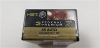 20rds Federal Premium HST .45acp