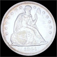 1864 Seated Liberty Dollar UNCIRCULATED
