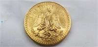Mexacanos 1947 50 pesos gold 37.5g