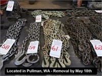 LOT, (2) 5/16" 2-HOOK CHAINS