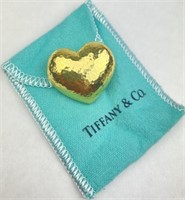 Tiffany 18K Paloma Picasso Puffed Heart Brooch