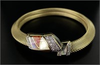 Asch Grossbardt 14K Yellow Gold & Diamond Bracelet