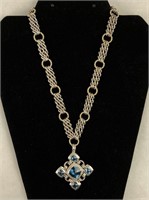 David Yurman 18K Gold & Sterling Silver Necklace