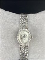 Hamilton 14K Gold & Diamond Ladies Watch