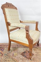 Antique Eastlake Upholstered Chair