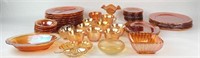 Lot Of Carnival Glass (Over 50 pieces)