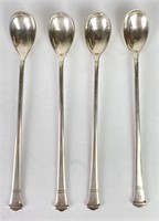 (4) Tiffany & Co Sterling Silver Ice Tea Spoons