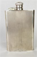 Vintage Sterling Silver 1/2 Pint Flask Hallmarked