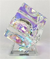 Glass Cube Sculpture