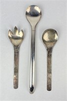 (3) Napier Silver Plated Serving Pieces