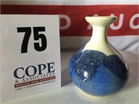 Vintage Handcrafted Pottery Vase - Signed