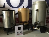 Vintage Electric Coffee Percolator Lot