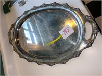 LARGE SILVER PLATE TRAY