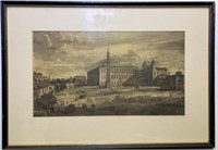 Three Antique Framed Etchings and Prints