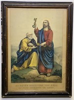 Antique Currier & Ives St. Peter Lithograph