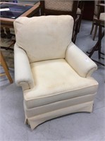 Cream colored chair