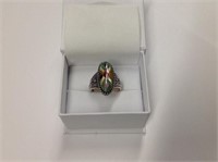 .925 Native American Designer Ring hallmarked