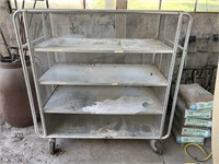 Aluminum Rolling Cart w/ Shelves