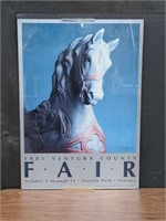 Ventura County Fair poster, approx. 24" x 17"