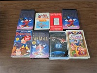 8 Disney VHS movies Box Lot