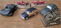 Group of 6 toy cars, as is box lot