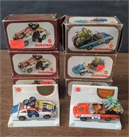 Group of 6 Mebetoys toy car Box Lot