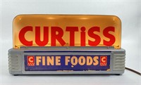 Vintage Curtiss Fine Foods Lighted Ad Sign