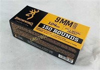 150 Rounds Browning 9mm 124 grain FMJ Ammo #1