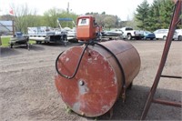 Estimate 500-gal. Fuel Barrel w/Electric Pump