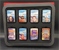 NASCAR Zippo Lighters With Carry Case