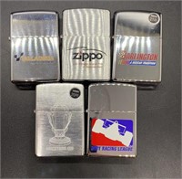 Assorted Racing Zippo Lighters