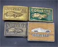 Vintage Corvette Belt Buckles