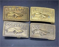 Vintage Corvette Belt Buckles