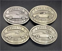 Corvette Car Collectors Belt Buckles
