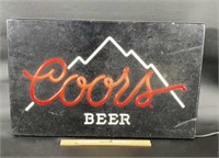 Coors Beer Lighted Sign