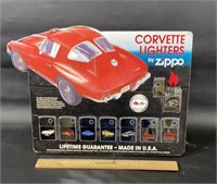 Corvette Zippo Lighter Display And Collection