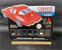 Corvette Zippo Lighter Display And Collection