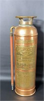 Antique Aristocrat Copper/Brass Fire Extinguisher
