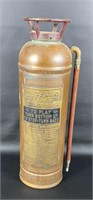 Antique The Buffalo Copper/Brass Fire Extinguisher