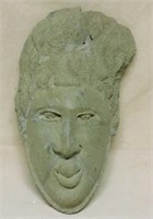 Meso-American Carved Stone Mask.