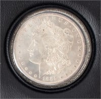 Coin 1885-O Morgan Silver Dollar In Soft Case