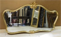 Large Gilt Framed Louis XV Style Mirror.