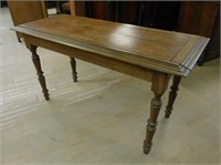 Louis Philippe Style Oak Entry Table.