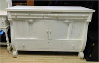 American Empire Painted Wooden Sideboard.