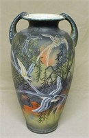 Japanese Satsuma Moriage Vase.