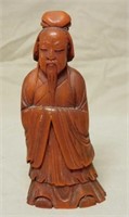 Chinese Carved Cinnabar Figure.